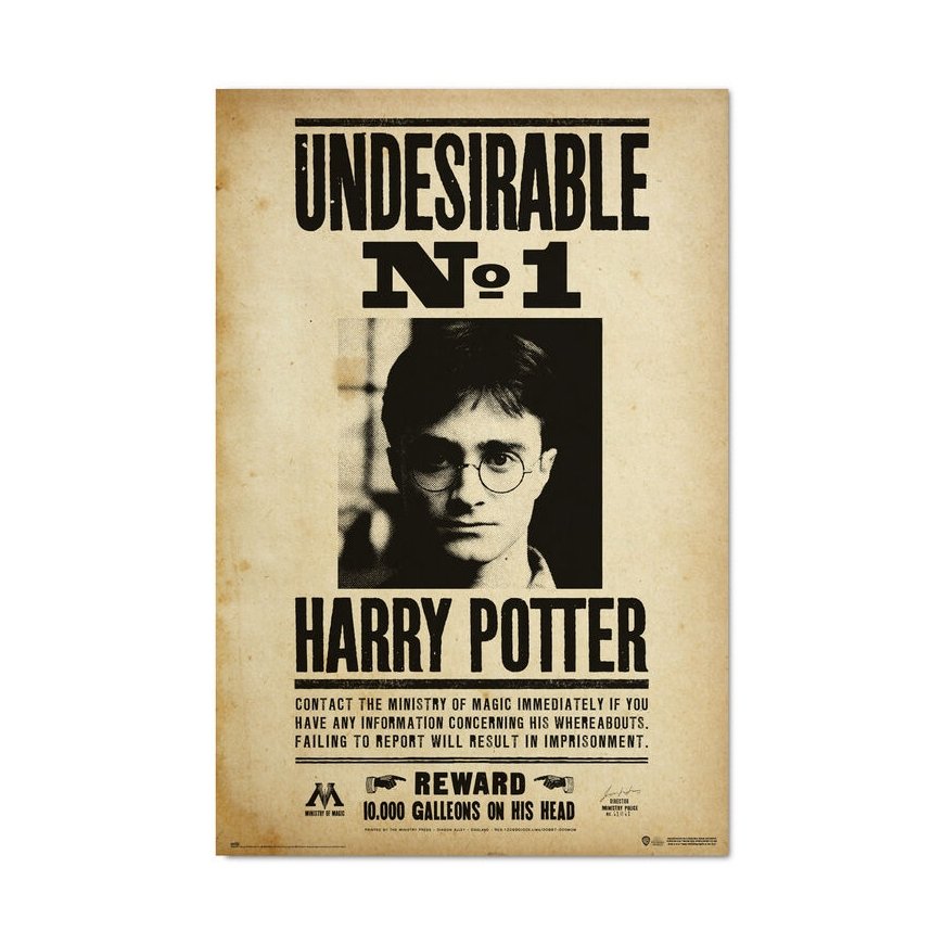 ERIK Harry Potter Undesirable Number 1 poster – 2