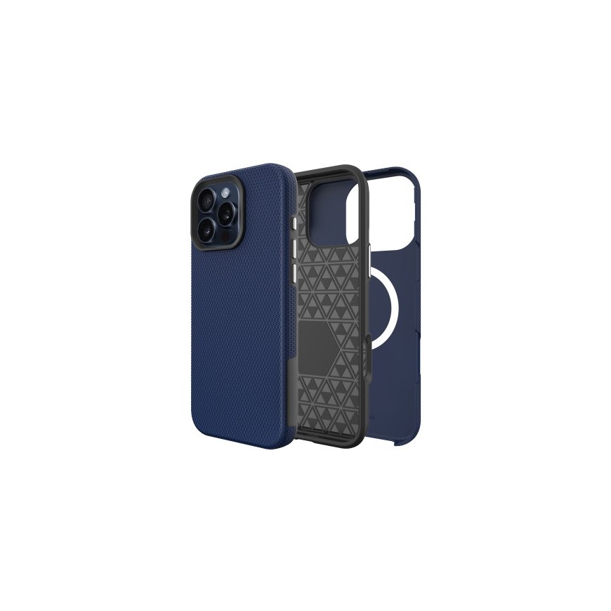 Dėklas Perfectionists Triangle Mag Case Apple iPhone 17 Pro Max, tumepunane sinine – 2