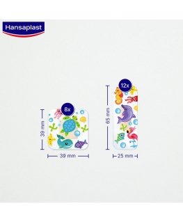 Hansaplast HP AQUAPROTECT KIDS sidemed 20 tk