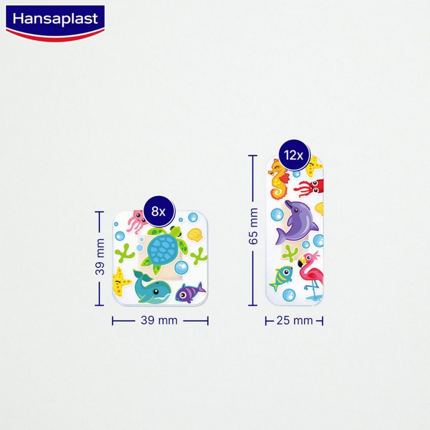 Hansaplast HP AQUAPROTECT KIDS sidemed 20 tk