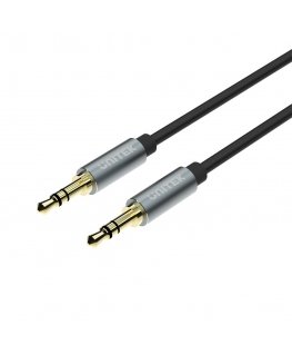 UNITEK Y-C922ABK audio cable 1.5 m 3.5mm Black, Grey