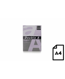 Spalvotas popierius Double A, 80g, A4, 100 lapų, Rainbow 3, 5 spalvų