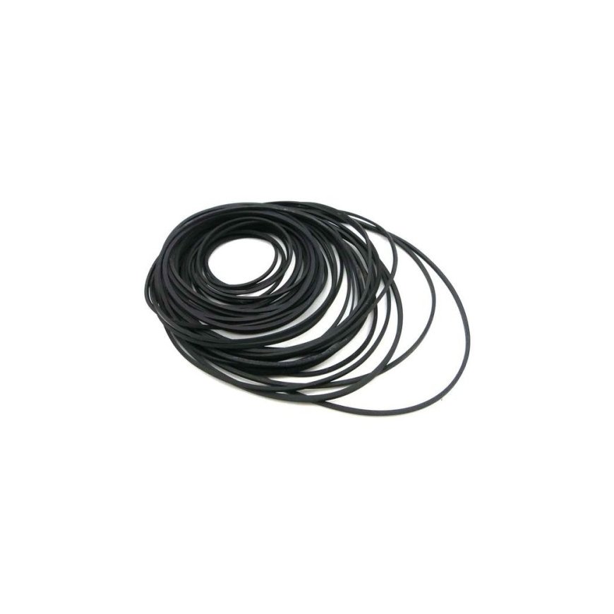 OEM 28 Piece Sound Gear Belt Set 9-26cm - for Tape Recorder and Electronics