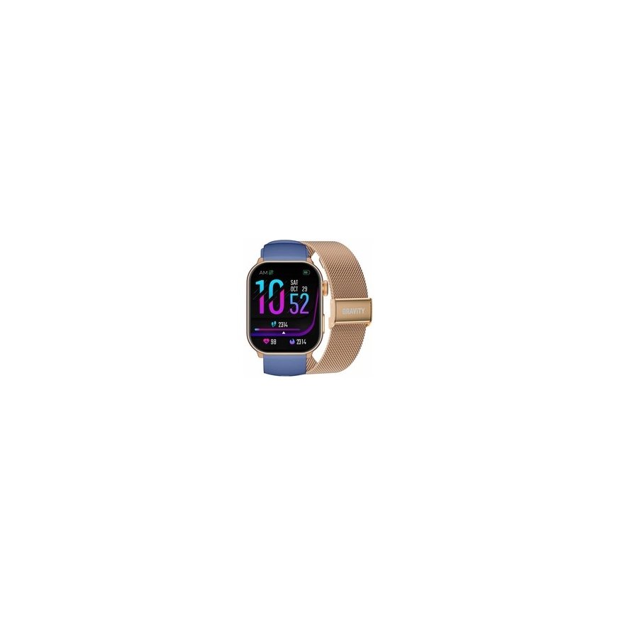 Älykello UNISEX GRAVITY GT28-8 - BLUETOOTH-PUHELUT, LISÄHIHNA (sg037g) – 2
