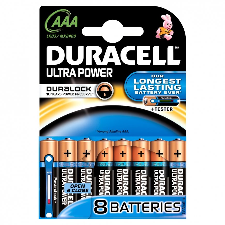 Duracell 8x LR03 AAA Vienkartinė baterija Šarminis