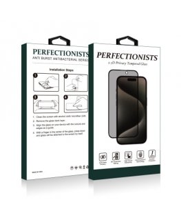 LCD apsauginis stikliukas 2.5D Perfectionists Samsung S921 S24 juodas