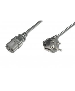 Digitus AK-440100-018-S virtajohto musta 1,8 m CEE7/7 IEC C13