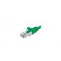 PremiumCord PREMIUMCORD Patch kabelis CAT6a S-FTP, RJ45-RJ45, AWG 26/7 0,25 m zaļš PremiumCord PREMIUMCORD Patch kabelis CAT6a S-FTP, RJ45-RJ45, AWG 26/7 0,25 m zaļš