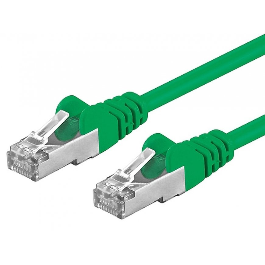 PremiumCord PREMIUMCORD Patch kaabel CAT6a S-FTP, RJ45-RJ45, AWG 26/7 0,25 m roheline – 2