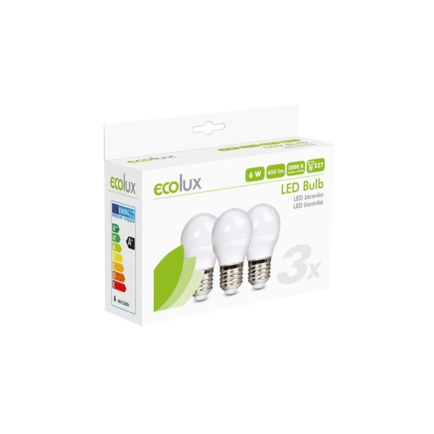 Solight WZ4323 LED-pirn 3000 K 6 W E27 – 2