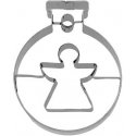Piparkūku izgrebšanas forma "Bomba ar eņģeli" 6 cm / Birkmann Piparkūku izgrebšanas forma "Bomba ar eņģeli" 6 cm / Birkmann