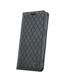 TelForceone Smart Caro Motorola Edge 40 Neo telefona vāks melnā krāsā