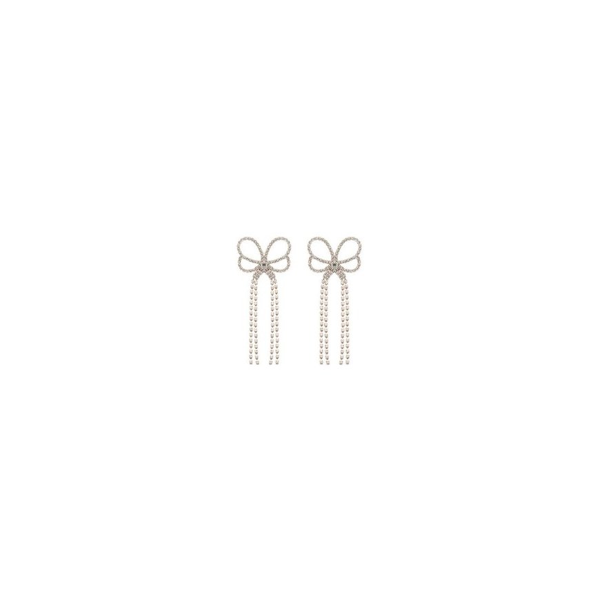Gold Plated Drop Earrings "Snowflake KE-013" – 2