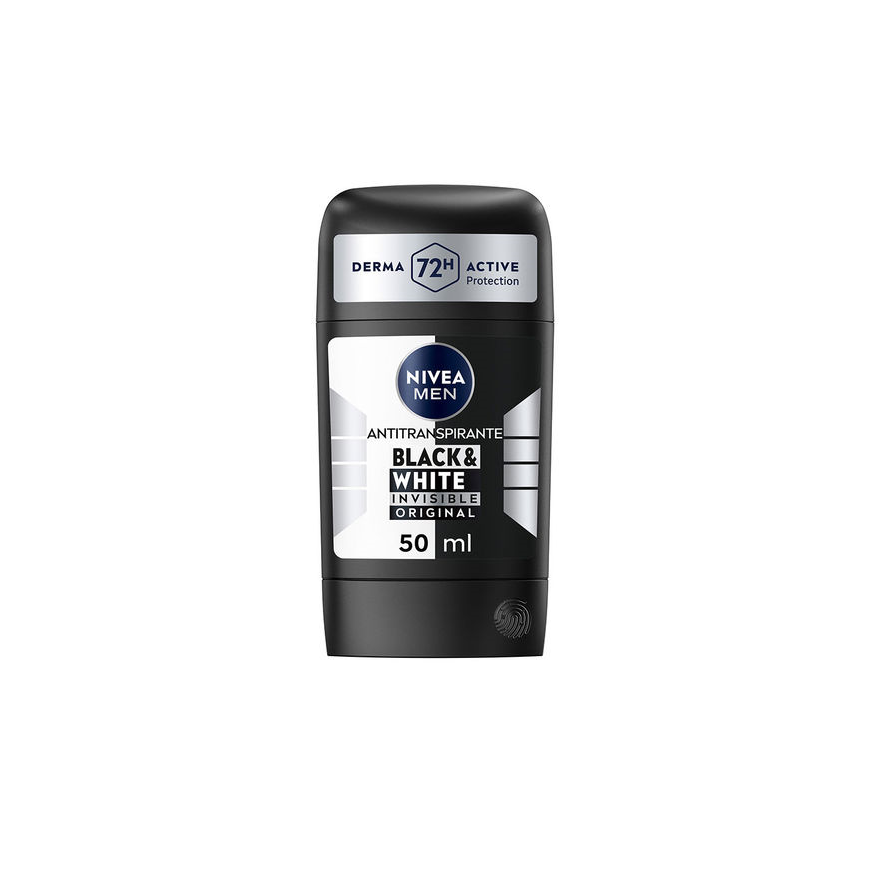 Дезодорант-стик Nivea Men Черный и Белый Invisible Original, 50 мл
