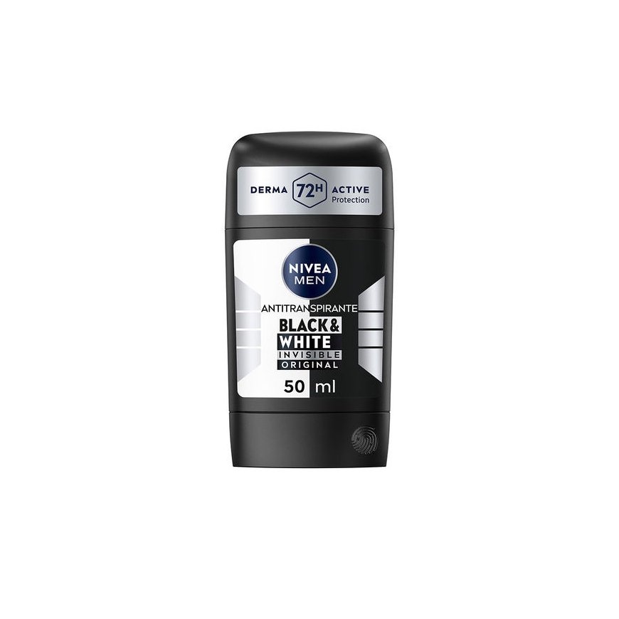 Nivea Men Black & White Invisible Original Deodorant Stick, 50 ml – 2