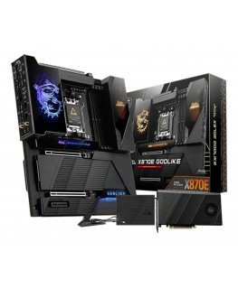 MSI MEG X870E GODLIKE mātes plate AMD X870E AM5 pieslēgvieta Paplašināts ATX