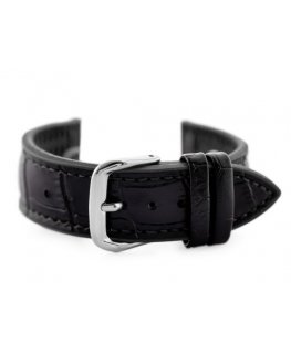 Pacific Guminis laikrodžio dirželis U18 - black - 22mm