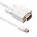 Qoltec 50419 videokaabliadapter 2 m USB tüüp-C VGA (D-Sub) Valge Qoltec 50419 videokaabliadapter 2 m USB tüüp-C VGA (D-Sub) Valge