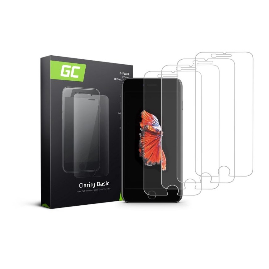 Green Cell Clarity Skaidri ekrano apsauga Apple 4 vnt