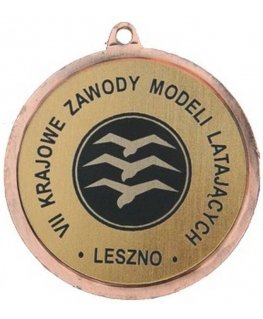 Tryumf Metal Medal with Engraving on Laminate
