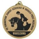 Tryumf Metalinis medalis su graviravimu ant laminato