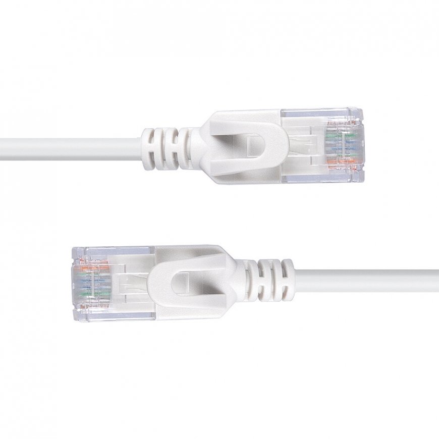 Lindy 2m Cat.6A U/UTP Ultra Slim Network Cable, Grey