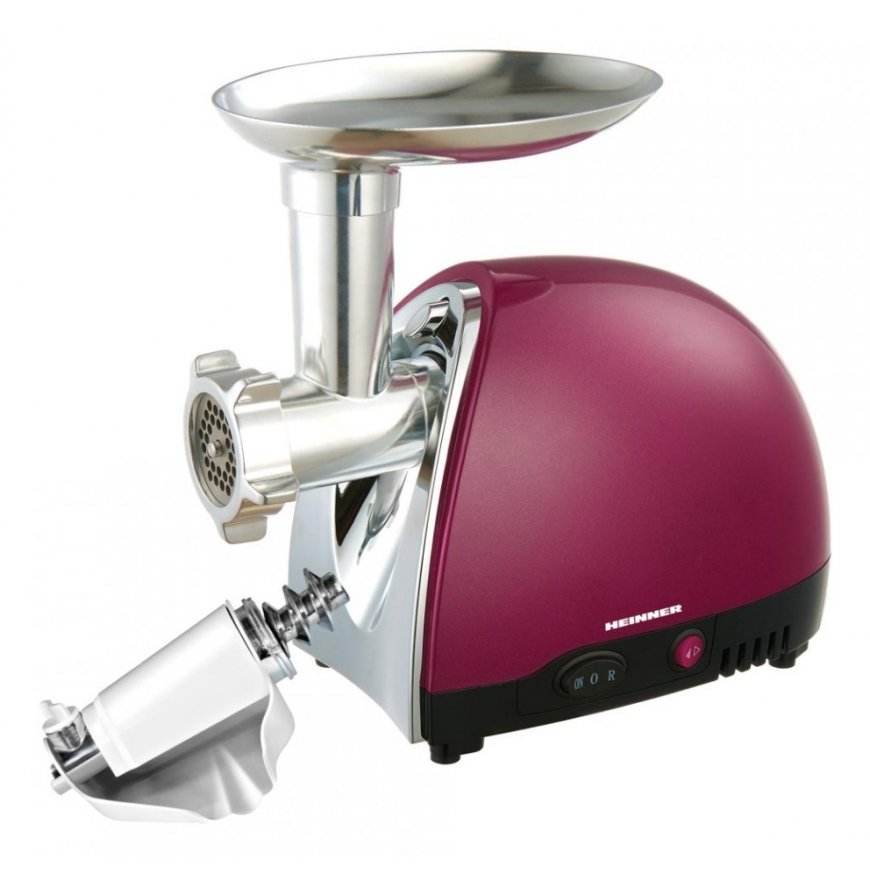 Heinner MG1500TA-BG hakkmasin 1600 W Burgundia, Roostevaba teras