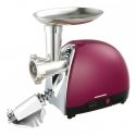 Heinner MG1500TA-BG gaļas maļamā mašīna 1600 W Burgundietis, Nerūsējošs tērauds Heinner MG1500TA-BG gaļas maļamā mašīna 1600 W Burgundietis, Nerūsējošs tērauds