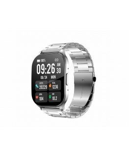 Winner Group AirFlexOne 4,98 cm (1.96") AMOLED 38 mm Digitāls 410 x 502 pikseļi Sudrabs
