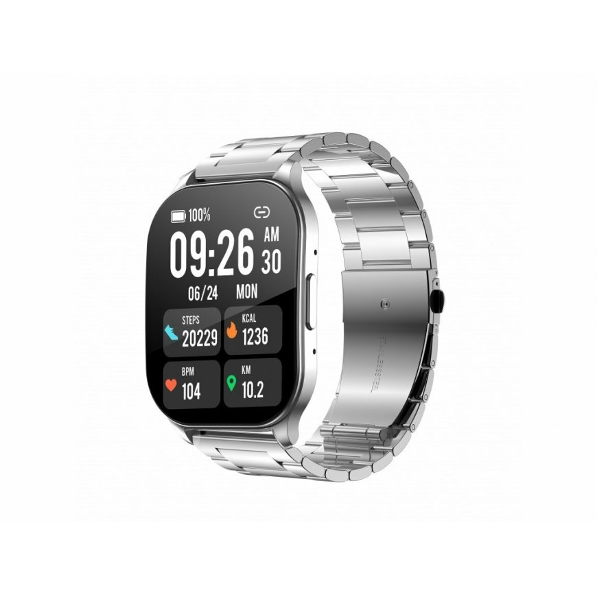 Winner Group AirFlexOne 4,98 cm (1.96") AMOLED 38 mm Digitaalne 410 x 502 pikslit Hõbe