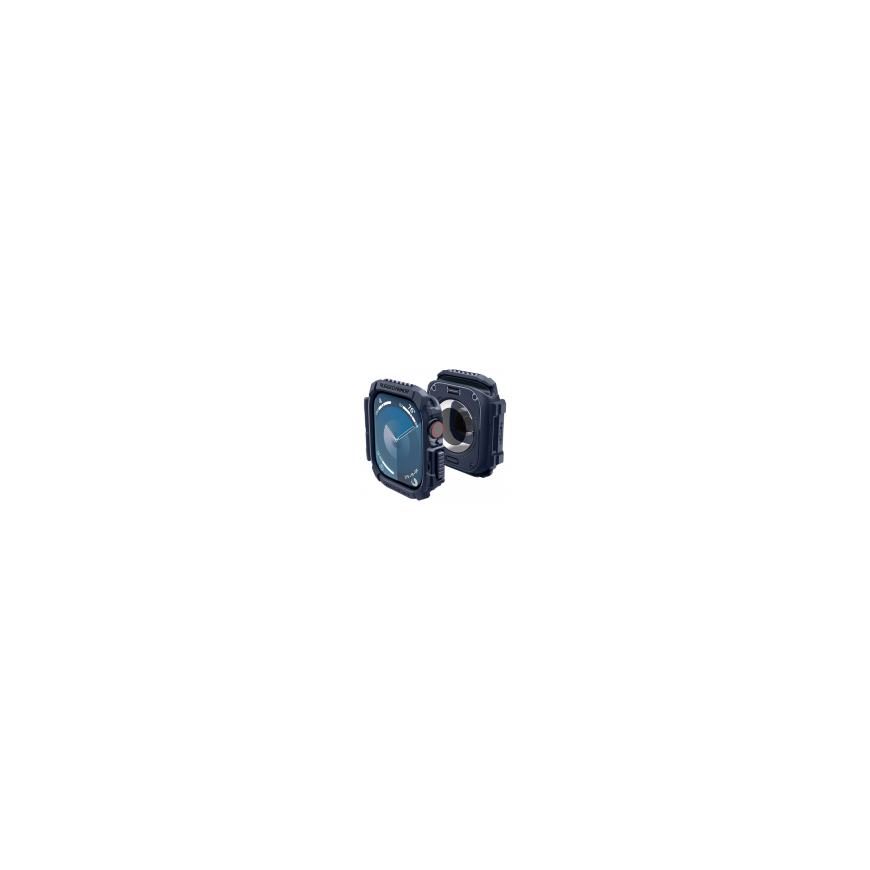 Forcell F-Design FA06 Silicone Strap for Apple Watch, with holes, 42 / 44 / 45 / 49 mm, black – 2