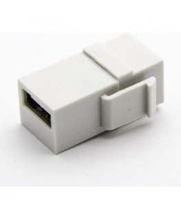 PremiumCord USB-liitäntä USB2.0, asennettavaksi keystone-pistokkeeseen.