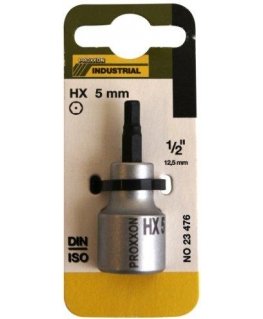 1/2" Galvutė su šešiakampiu antgaliu PROXXON 5 mm