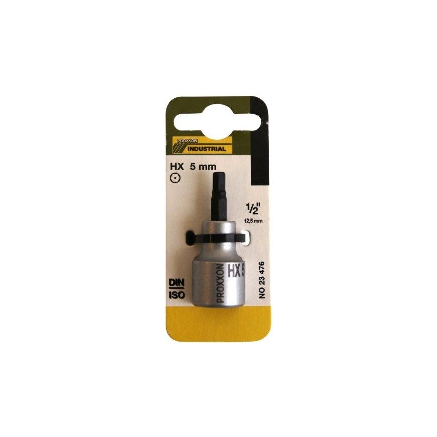 1/2" Galvutė kuusiokkulaisella kärjellä PROXXON 5 mm