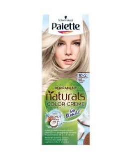 Palette Permanent Naturals Color Creme 10-2 Super Popielaty Blond skirtas šviesiems plaukams