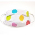 MamoTato children's mask with filter pocket, elastic bands, blue, polka dots MamoTato children's mask with filter pocket, elastic bands, blue, polka dots