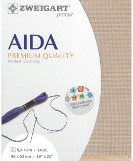 Zweigart Drobe Zweigart Sawitzki Eelpoodud Stern-Aida 48x53 cm 370630214853