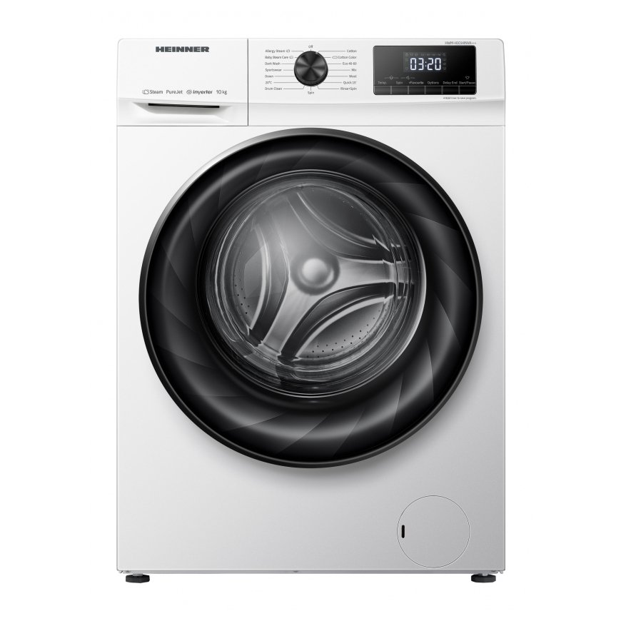 Heinner HWM-H1014INVA+++ pesumasin Eest täidetav 10 kg 1400 RPM Valge