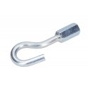 Extralink HOOK WITH SCREW 12MM Siena Kabeļa āķis Nerūsējošs tērauds 1 pcs Extralink HOOK WITH SCREW 12MM Siena Kabeļa āķis Nerūsējošs tērauds 1 pcs