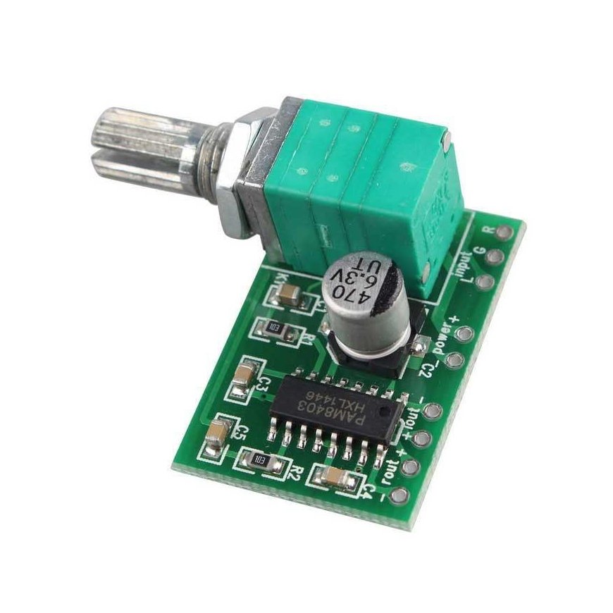 Oem 2x3W PAM8403 audio pastiprinātājs ar potenciometru – 2