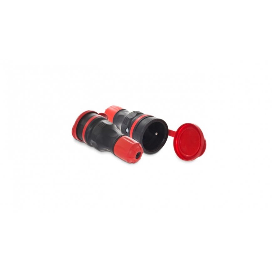 Blow Vienas GN-54 pistikupesa musta/punase maandusega