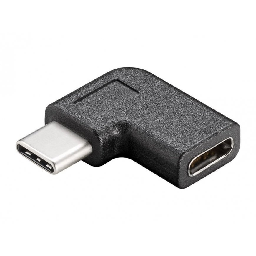 PremiumCord PremiumCord USB-C/male - C/female 90° saliekts adapteris