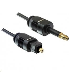Kabelis PremiumCord Toslink - Toslink 2m juodas (kjtos2)
