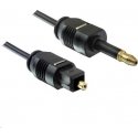 Kabelis PremiumCord Toslink - Toslink 2m melnā krāsā (kjtos2) Kabelis PremiumCord Toslink - Toslink 2m melnā krāsā (kjtos2)