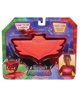 Almarina PJ Masks öökull Punane amulett rihmaga valgus + heli PJ Masks 3+ Lihtsalt mängi