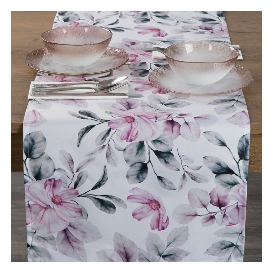 AmeliaHome FUN Table 40x140 cm, color: pink, white – 2