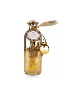 Accentra Bath and Shower Gel WINTER MAGIC 230 ml bottle with a shimmering sticker and bubble tag