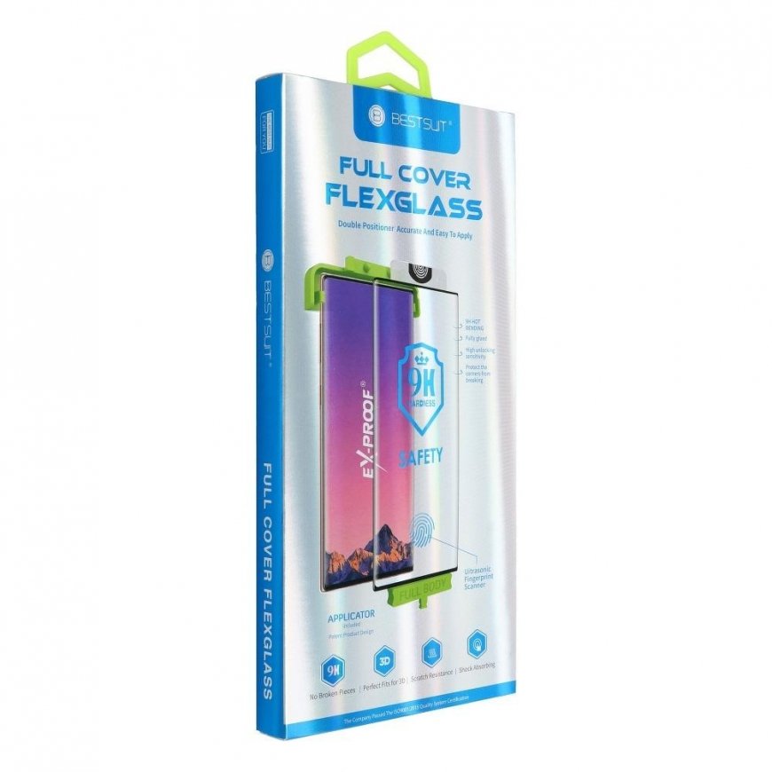 Bestsuit Flexible Hybrid Glass 5D для Samsung Galaxy S8 черный (Горячая гибка) – 2