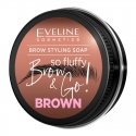 Eveline Cosmetics Brow&Go! Styliavimo muilas, rudas, 25 g Eveline Cosmetics Brow&Go! Styliavimo muilas, rudas, 25 g