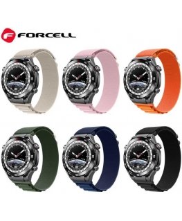 FORCELL F-DESIGN FS05 apyrankė skirta Samsung Watch 22 mm juoda